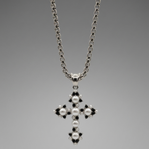 Pearly white Cross