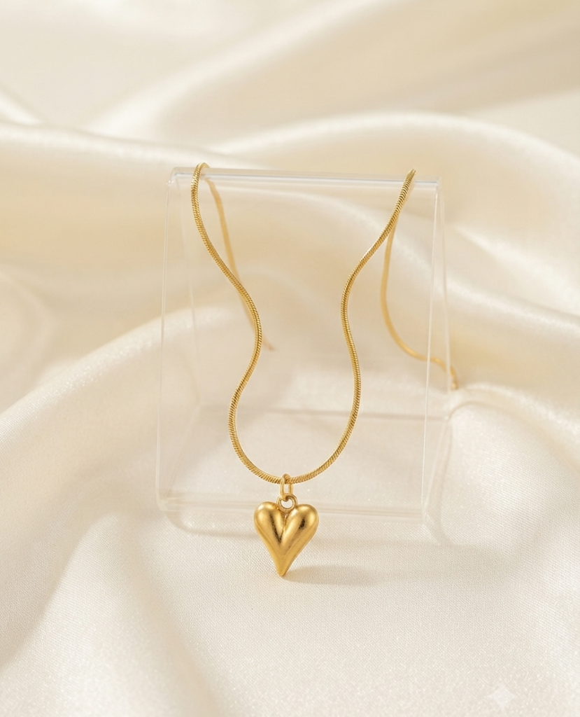 Golden Heart Necklace