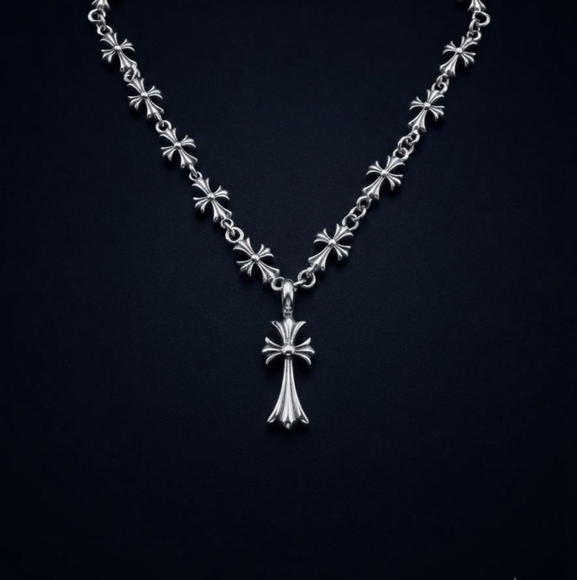 Cross Chain With Chrome hearts