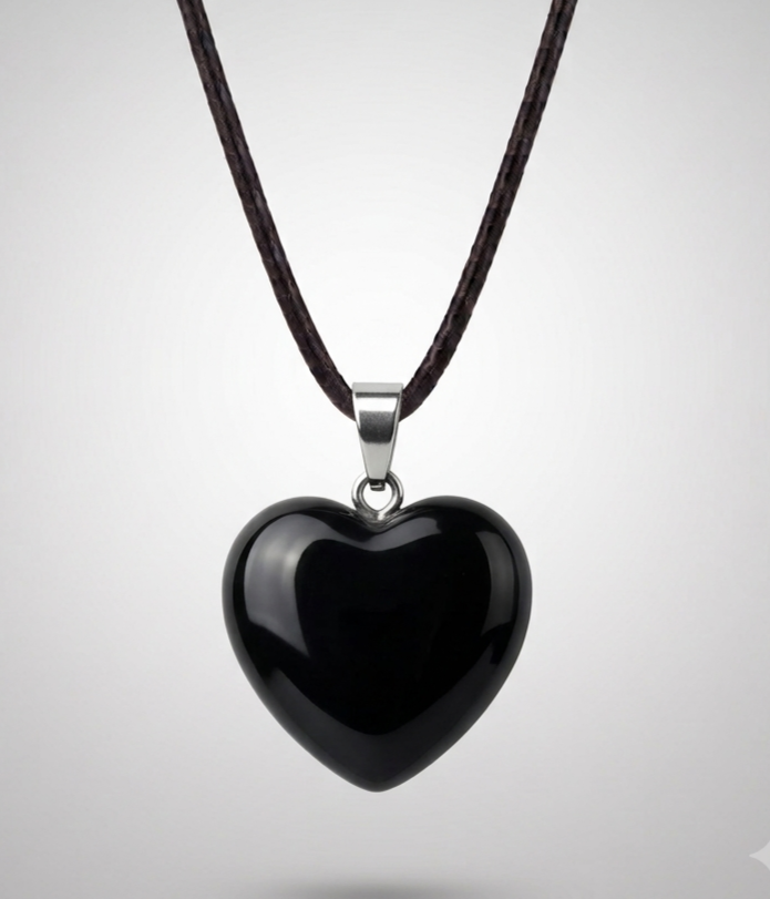 Black Glass Heart
