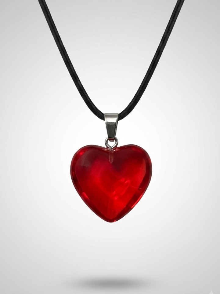 Red Glass Heart