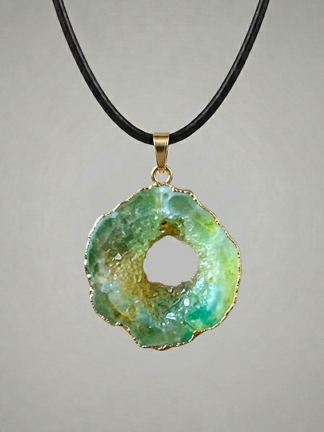 Green small Resin Crystal