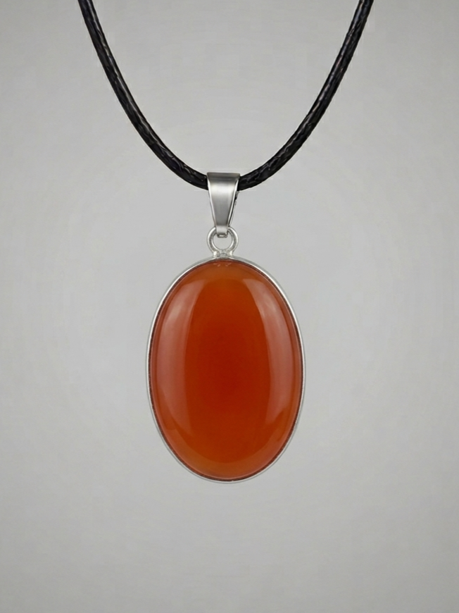 Orange Stone oval