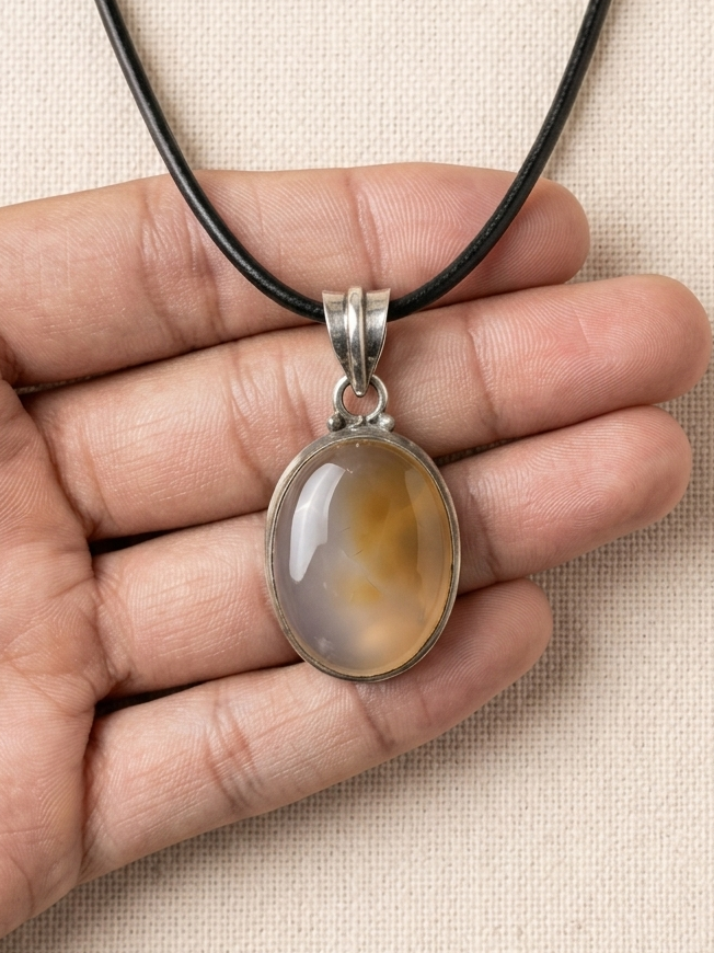 Blueish Oragne Stone