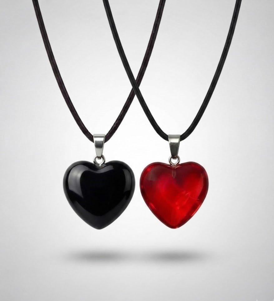 Matching Chains - Glass Hearts