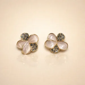 Sterling flower Earring