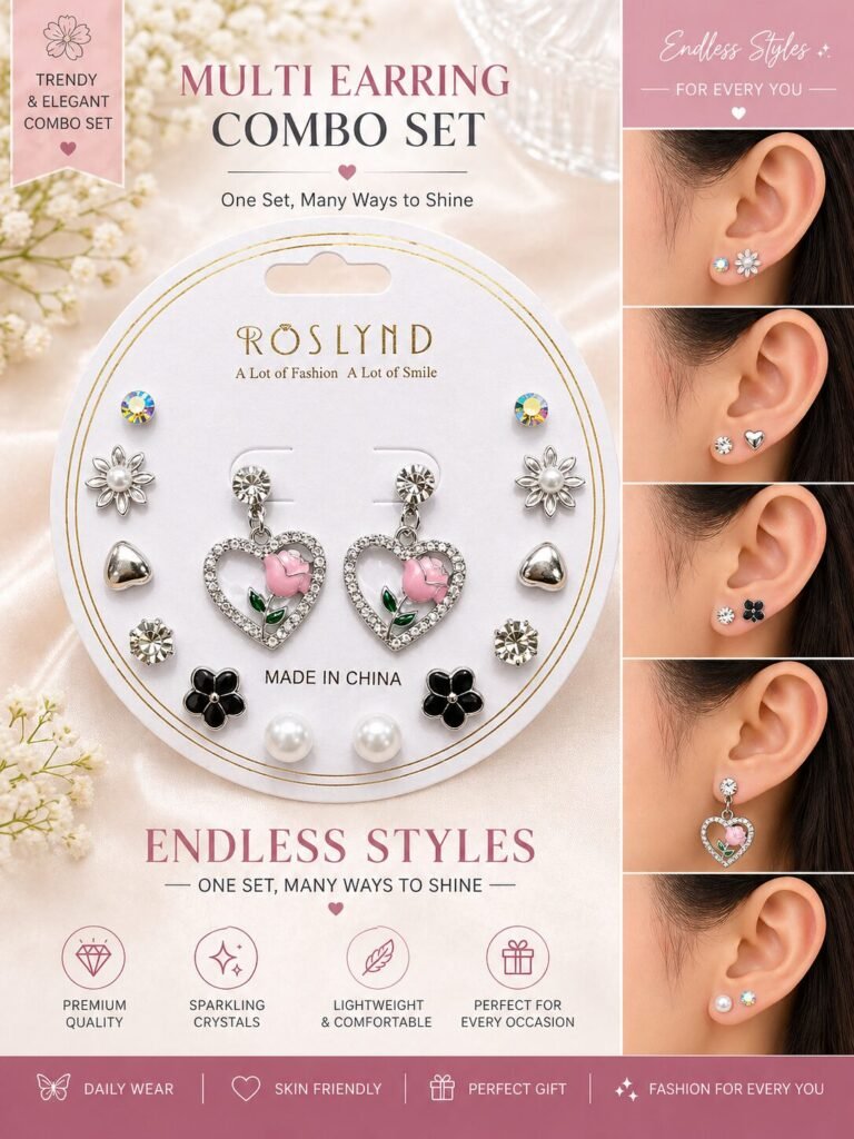 7 Earring Combo - 2