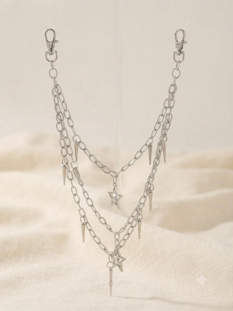 Side Jeans Chain - Spikes fairy