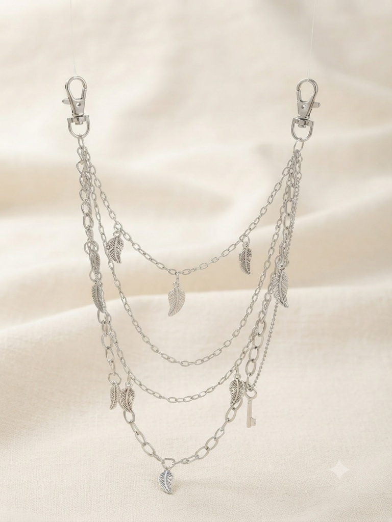 Side Jeans Chain - Leaf