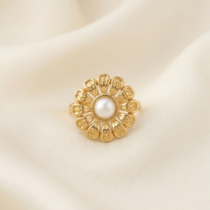 circle Pearl Ring
