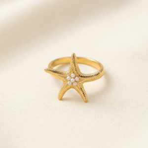Cute Starfish Ring