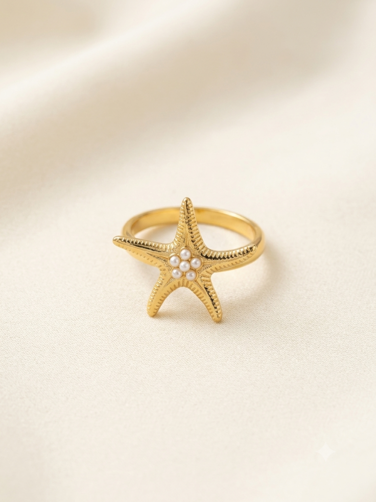 Cute Starfish Ring