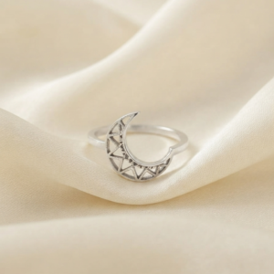 Brass Moon Ring