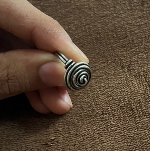 Brass Spiral Ring - Image 2