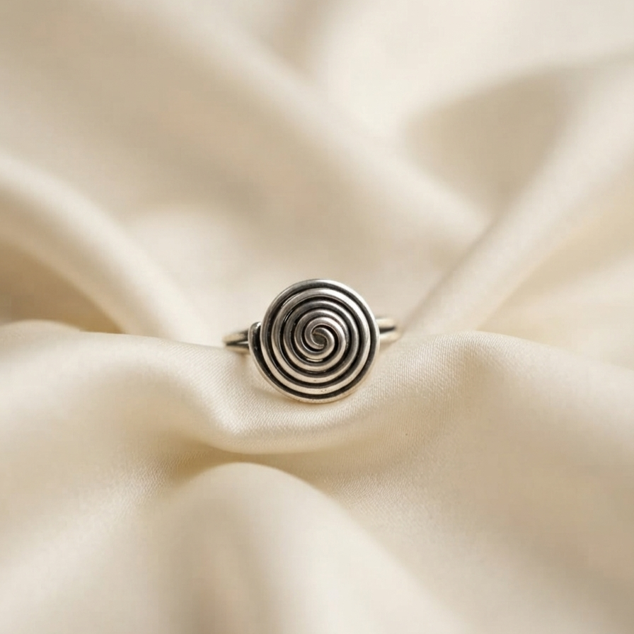 Brass Spiral Ring