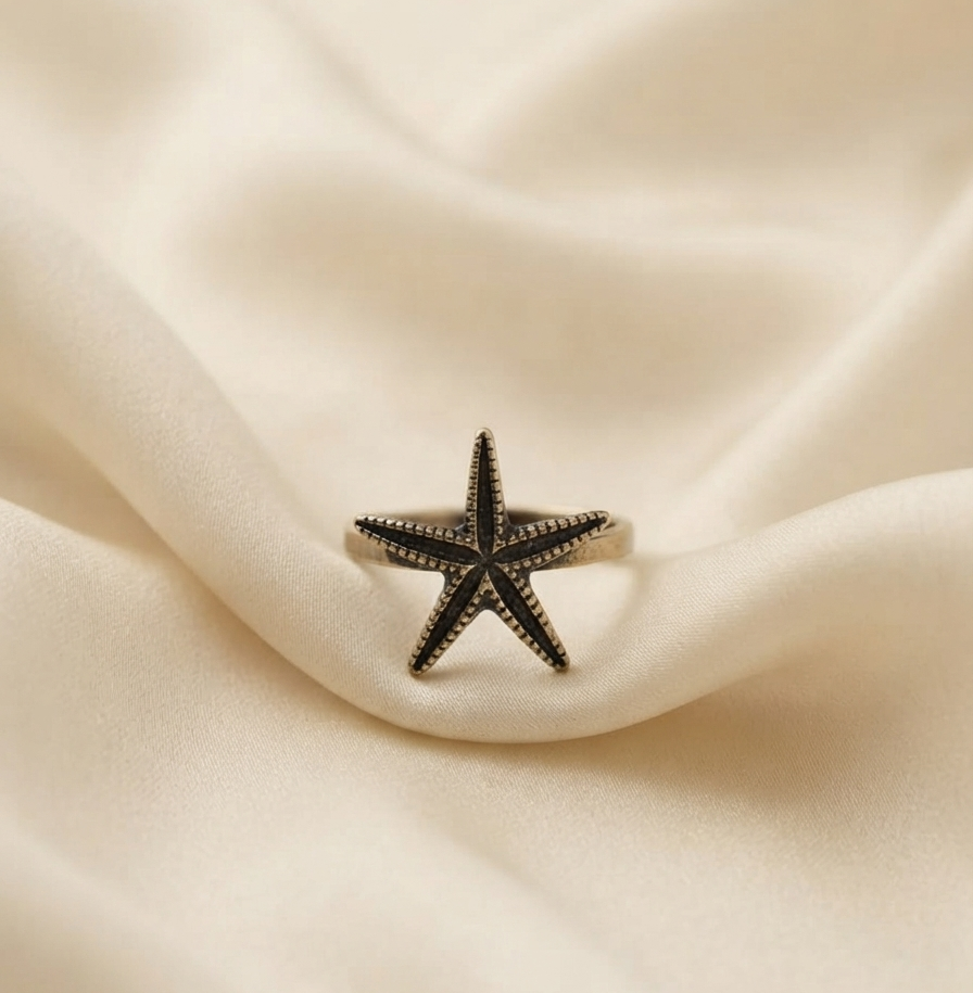 Brass Starfish Ring