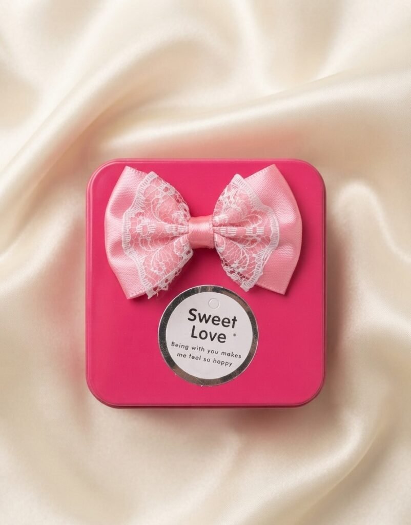 Small Square Jewellery Box [Hot Pink]