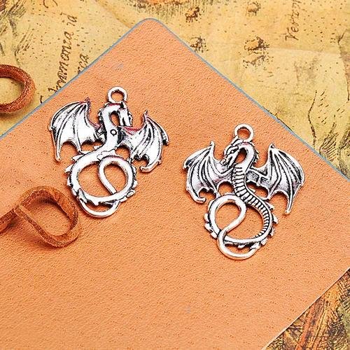 DIY Jewelry Accessories 1 Piece Alloy Dragon with Electroplated Animal Design