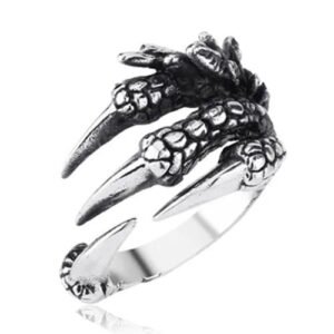 Hip-Hop Men's Alloy Ring Featuring Animal Zodiac Design with Gold Plated Finish