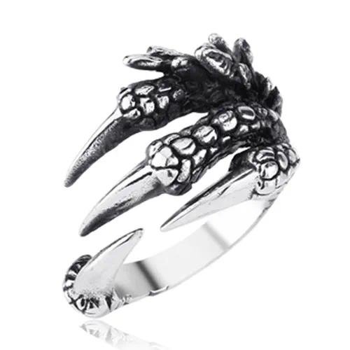 Hip-Hop Men's Alloy Ring Featuring Animal Zodiac Design with Gold Plated Finish