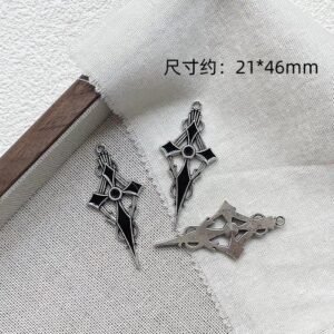 Dark Goth Wind Exaggerated Heart Cross Sword Pendant DIY Handmade Bracelet Beads of Necklace Accessories Material
