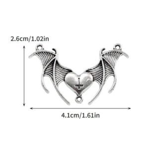 Antique Silver Plated Alloy Skull Pendant with Electroplated Craft, Perfect Halloween Jewelry Accessory