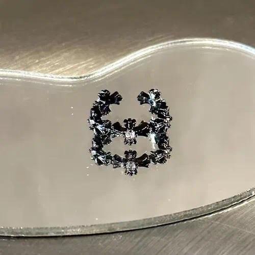 Cross Ring for Women in Alloy, Stylish Design Perfect for Winter Wear