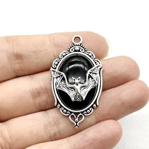 25x13mm Skull Pendant Skull Punk Accessories Vintage Pendant