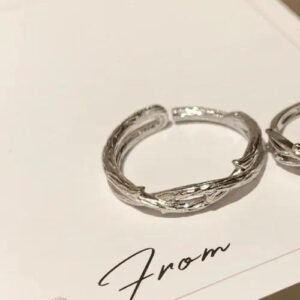 Lucky Heart Ring for Unisex in Simple Style Made of Zinc Alloy