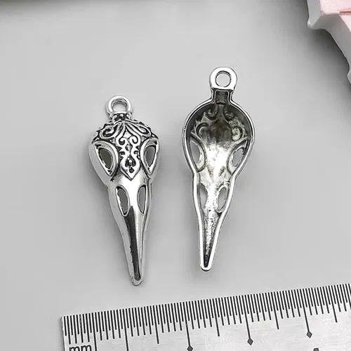 Handmade Tribal Bull Head Totem Pendant Alloy Personalized Bracelet Necklace Accessories DIY Craft Zinc Alloy Cartoon Style