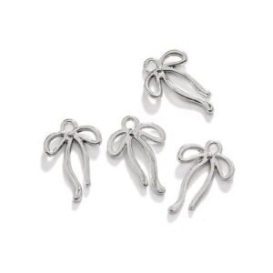 Retro DIY Zinc Alloy Jewelry Accessories Various Butterfly Knot Pendants A800850 Alloy Material Plated Craft