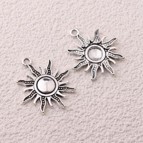 Sun Pattern Pendant Jewelry Making Accessory Featuring a Stylish Sun Design