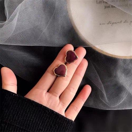 Simple Style Geometric Irregular Stud Earrings with Imitation Pearl for Women, 1 Pair