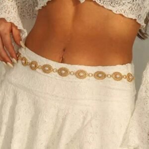 Bohemian Metal Waist Chain Women's Vintage Belt Sexy Women's Waist Accessory Gold Silver Rose Gold