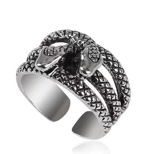 Retro Geometric Plain silver Cross Plating Retro Unisex Rings