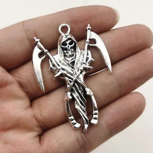Color Block Alloy Pendant with Electroplated Design, 1 Piece Hip-Hop Jewelry Accessory