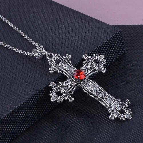 Flowers Necklace with Zinc Alloy Chain, Electroplated Gold Plating, Rhinestone Inlay, Simple Style Unisex Jewelry