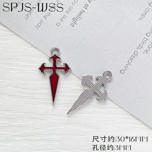 Punk Gothic Sweet Cool Style Spider Web Cross Thorn Heart Hollow Out DIY Hand Chain Necklace Ear Jewelry Accessories