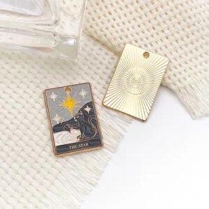 1 Piece 19*28mm Alloy Tower Sun Flower Pendant DIY Jewelry Accessories Keychain
