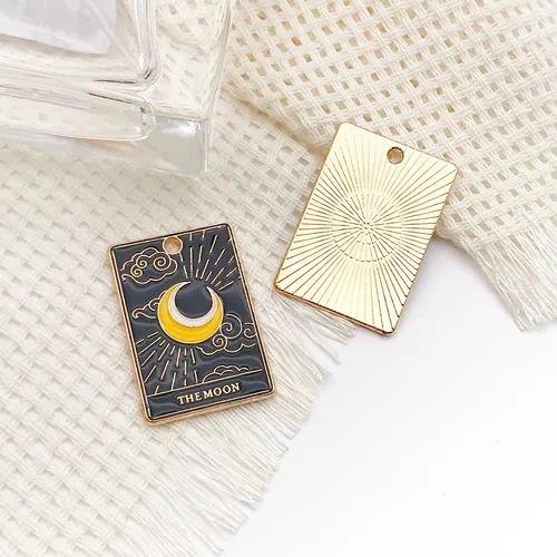 1 Piece 19*28mm Alloy Tower Sun Flower Pendant DIY Jewelry Accessories Keychain