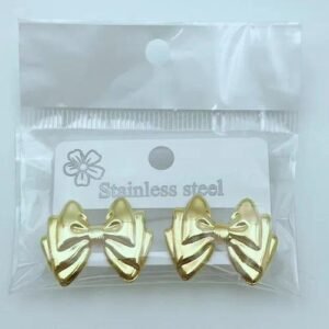 Style Oversized Floral And Leaf Earrings Stainless Steel Unique Design Geometric Pattern Unisex Hoops