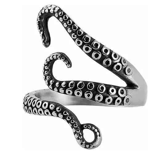 Hip-Hop Men's Alloy Ring Featuring Animal Zodiac Design with Gold Plated Finish