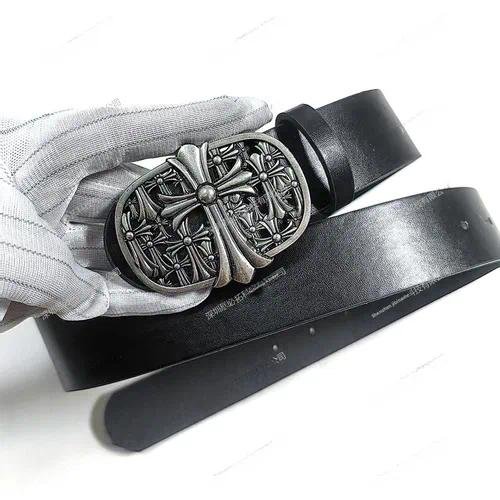 Hip-Hop Unisex PU Leather Cross Belt with Alloy Snap Buckle for Stylish Casual Wear