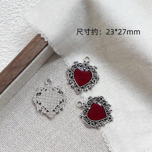 Dark Goth Wind Exaggerated Heart Cross Sword Pendant DIY Handmade Bracelet Beads of Necklace Accessories Material