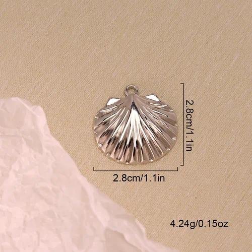 Suitable for Beach Vacation Starfish DIY Accessories Gold-Plated Earrings Necklace Bracelet Pearl Shell Jewelry Zinc Alloy Simple