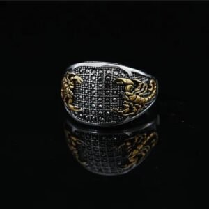 Hot Selling Clearance  New Style Men's Personality Hip Hop Stainless Steel Scorpion Fashion Ring