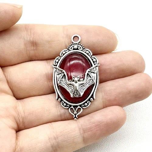 25x13mm Skull Pendant Skull Punk Accessories Vintage Pendant