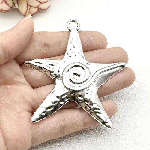 Zinc Alloy Starfish Pendant DIY Jewelry Accessories Keychain  Bestselling Combination Decoration Pendants