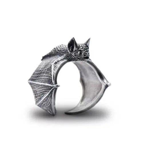 Hip-Hop Halloween Animal Zodiac Open Ring in Alloy with Electroplated Design for Unisex