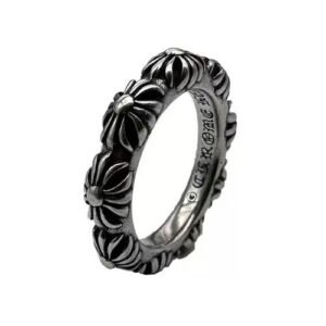 Vintage Style Flowers Ring for Women in Zinc Alloy with Electroplated Finish